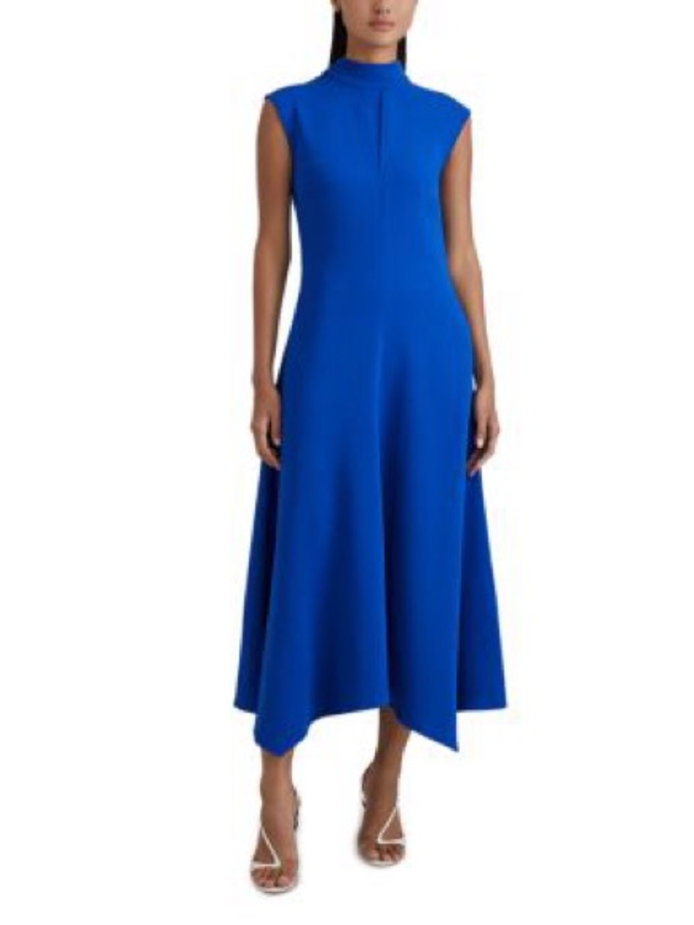 Sleeveless Royal Blue Maxi Dress